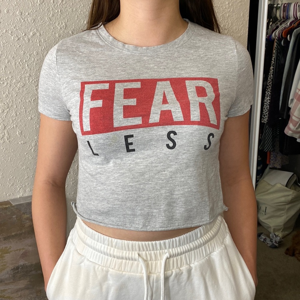 “FEARLESS” crop top